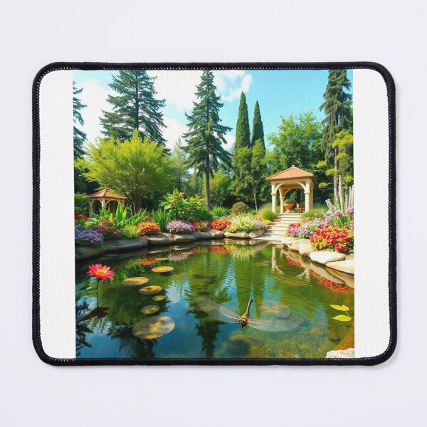 Item preview, Peaceful Pond Paradise designed and sold by sachinnaha.