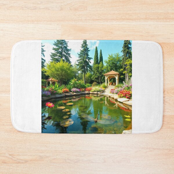 Item preview, Peaceful Pond Paradise designed and sold by sachinnaha.