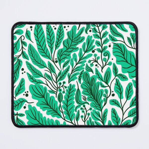 Item preview, Green bohemian elegant aesthetic leaf pattern designed and sold by Daniela Vargas Ilustra.