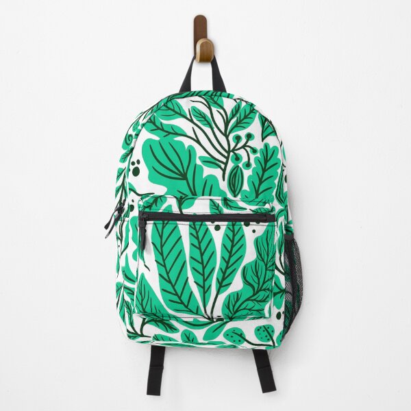 Item preview, Green bohemian elegant aesthetic leaf pattern designed and sold by Daniela Vargas Ilustra.