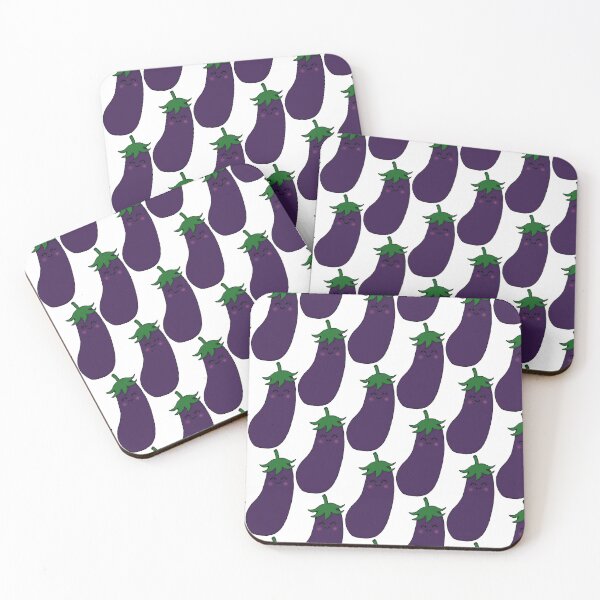 Item preview, cute little eggplant garden drawing designed and sold by ItOk-DontBeCry.
