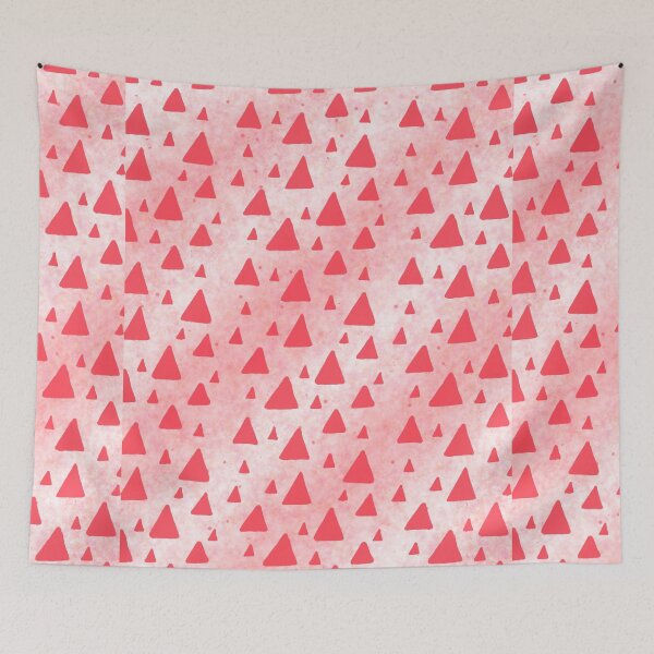 Item preview, Pink Shimmer Triangles Pattern designed and sold by AquariusGems.