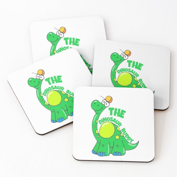 Item preview, Smiling Cartoon Dinosaur Buddy Apparels designed and sold by PixelPopsShop.