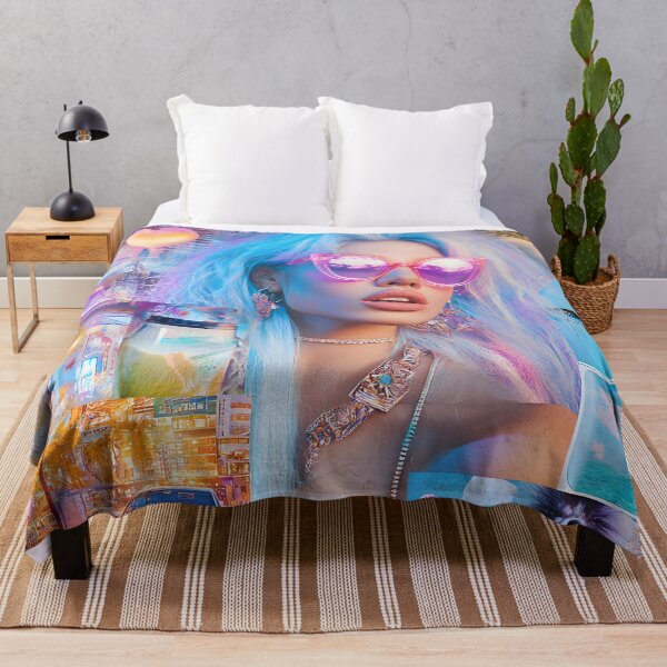 Item preview, Neon Paradise Collage designed and sold by AI-Only Creations.