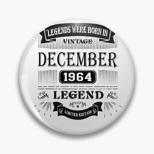 Item preview, Vintage Legends Were Born in December 1964 Limited Edition, 60th Birthday Gift 60 years of Being Awesome Vintage Turning 60 years, Aged Perfectly, 60s legends, designed and sold by DjenShop.