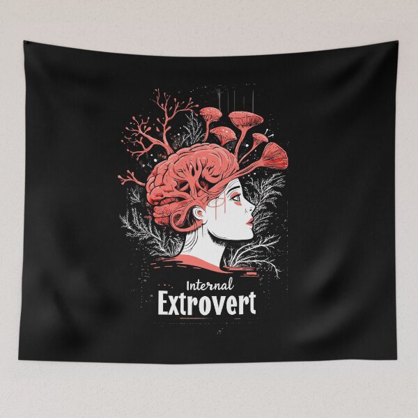 Item preview, "Internal Extrovert Art" designed and sold by Artbyminga.