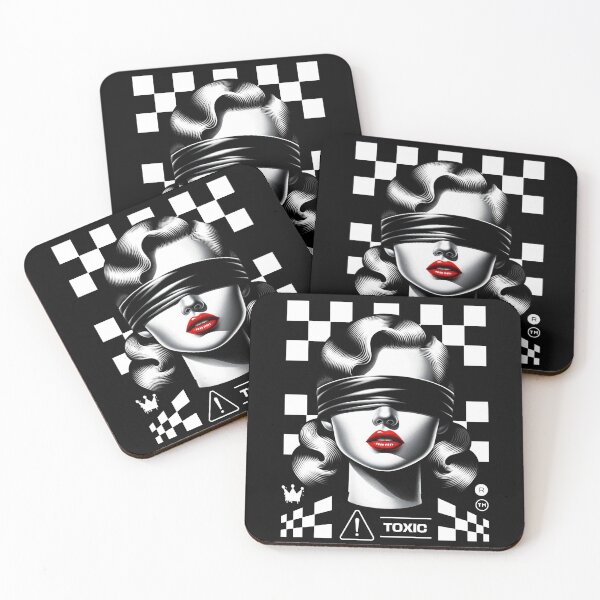 Item preview, Toxic Blindfold Red Lips designed and sold by taratops.