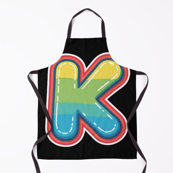 Item preview, Patch letter K rainbow designed and sold by StickersRyous.