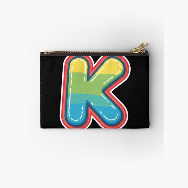 Item preview, Patch letter K rainbow designed and sold by StickersRyous.