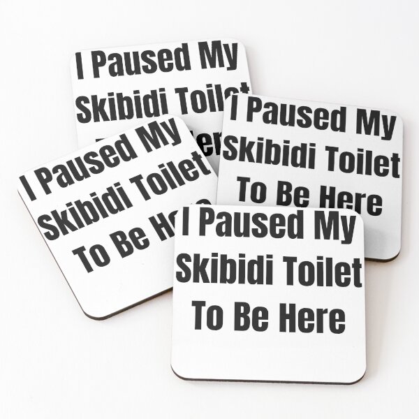 Artikelvorschau, Ich habe meine Skibidi-Toilette angehalten, um hier zu sein entworfen und verkauft von sydney-syder.