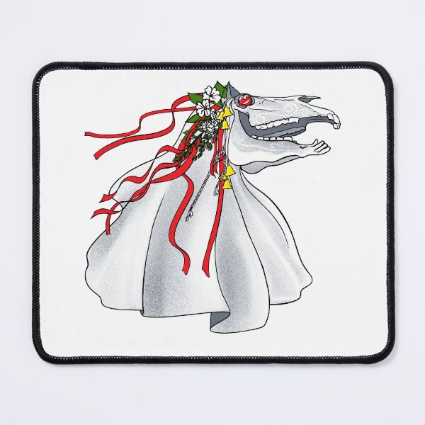 Item preview, Mari Lwyd Yule The Grey Mare designed and sold by TraceyEvansArt.