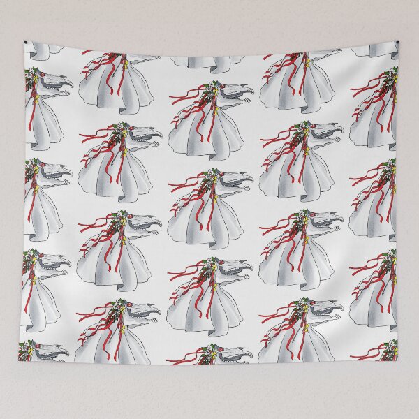 Item preview, Mari Lwyd Yule The Grey Mare designed and sold by TraceyEvansArt.