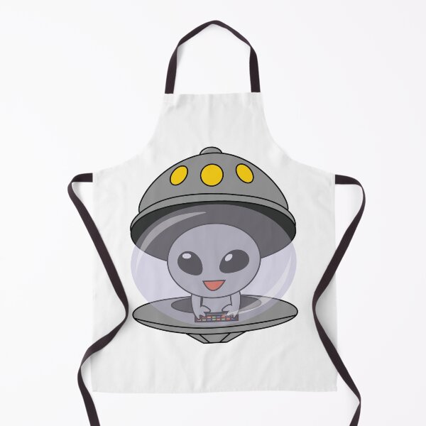 Item preview, Alien and UFO (Grey) designed and sold by OhshunStudios.