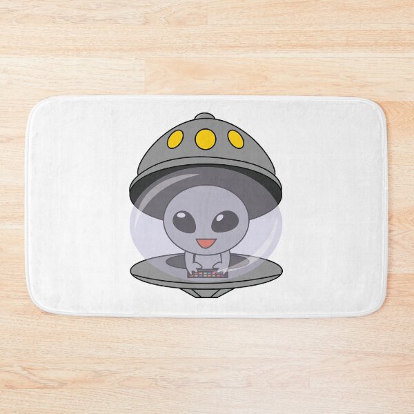 Item preview, Alien and UFO (Grey) designed and sold by OhshunStudios.