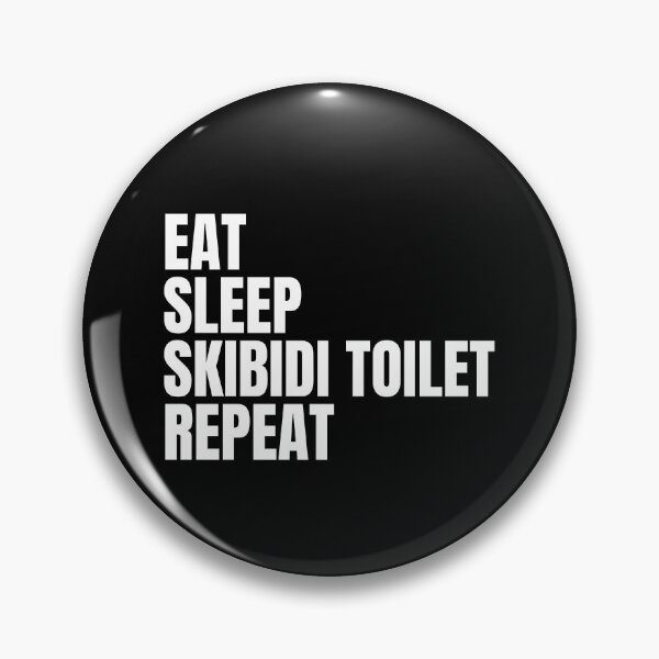Item preview, Eat Sleep Skibidi Toilet Repeat designed and sold by sydney-syder.