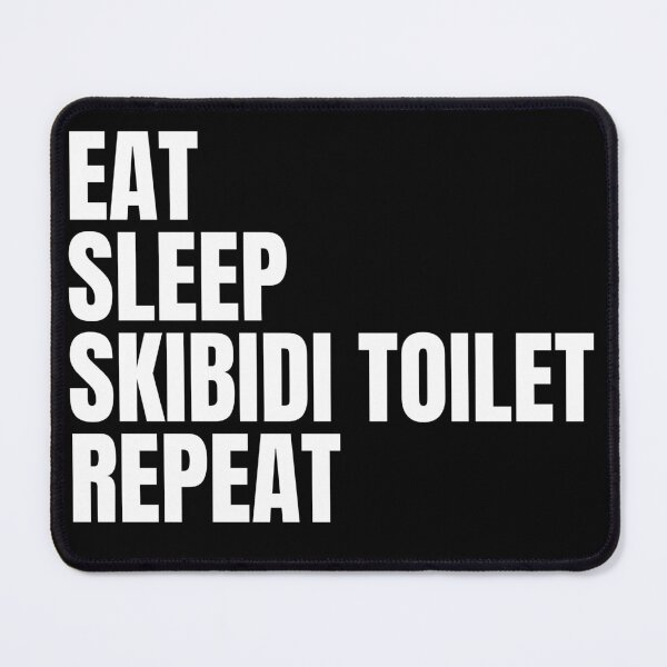 Item preview, Eat Sleep Skibidi Toilet Repeat designed and sold by sydney-syder.