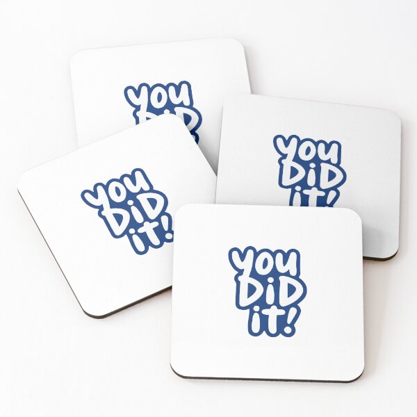 Item preview, Motivational You Did It Quote designed and sold by iamsouking.