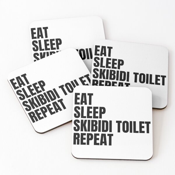 Item preview, Eat Sleep Skibidi Toilet Repeat designed and sold by sydney-syder.