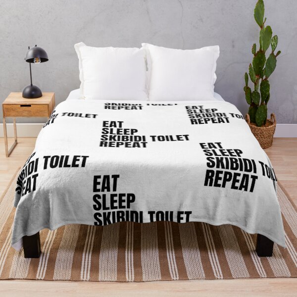 Item preview, Eat Sleep Skibidi Toilet Repeat designed and sold by sydney-syder.