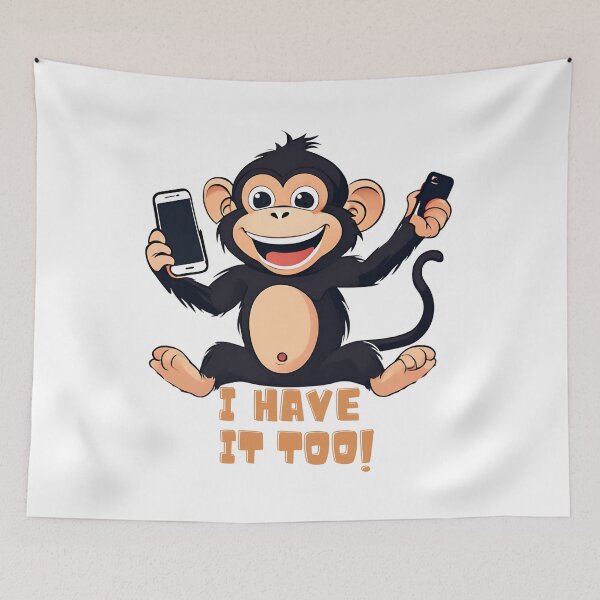 Item preview, Monky Smartfon Boy  designed and sold by Design_Your_Day.