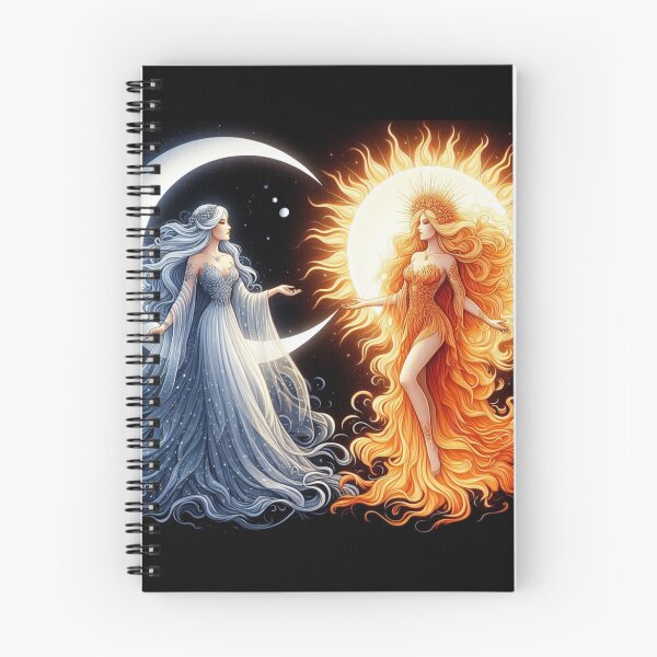 Item preview, Sun and Moon Goddesses designed and sold by Jennifer McBride.