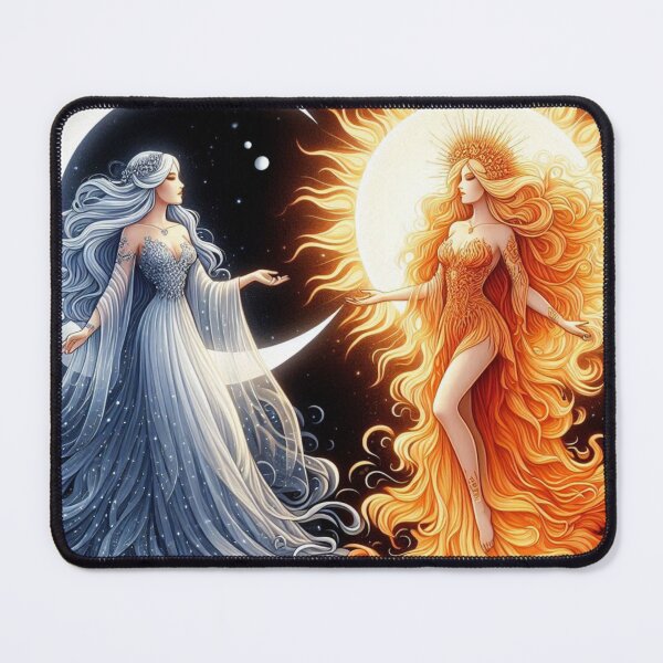 Item preview, Sun and Moon Goddesses designed and sold by Jennifer McBride.
