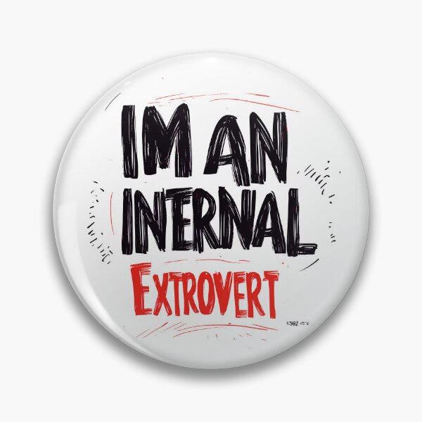 Artikelvorschau, Abstraktes Design „Ich bin ein innerer Extrovertierter“ entworfen und verkauft von Artbyminga.