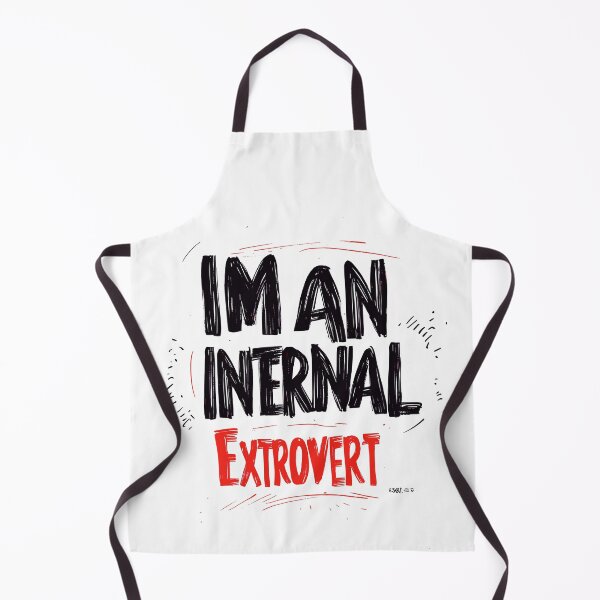 Item preview, "I'm An Internal Extrovert" abstract design designed and sold by Artbyminga.