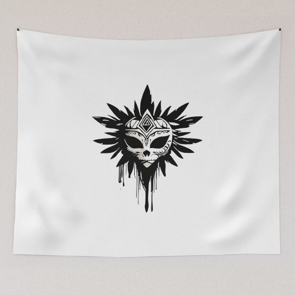 Item preview, Gothic Mask - Mystical Tribal Art designed and sold by Fab-Haven.