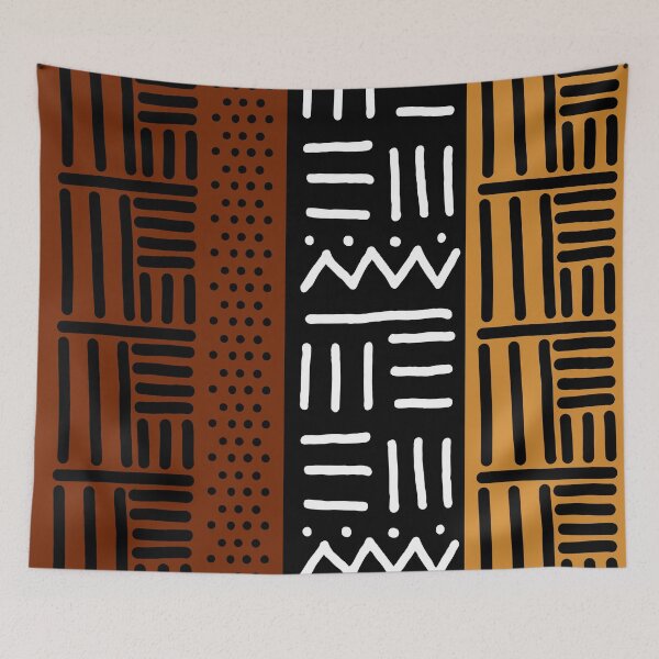 Item preview, African Mud Cloth Bogolan Fabric Design designed and sold by funkyvibes.