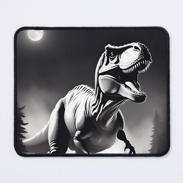 Item preview, Black and white T-rex designed and sold by Purr95.
