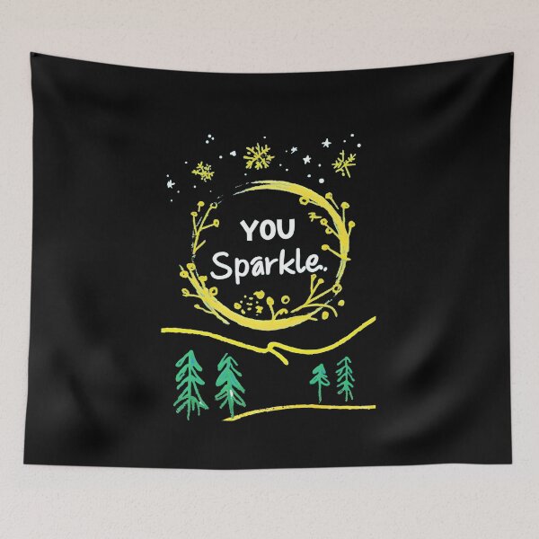 Item preview, You Sparkle Crayon Drawing designed and sold by DragonPurple.