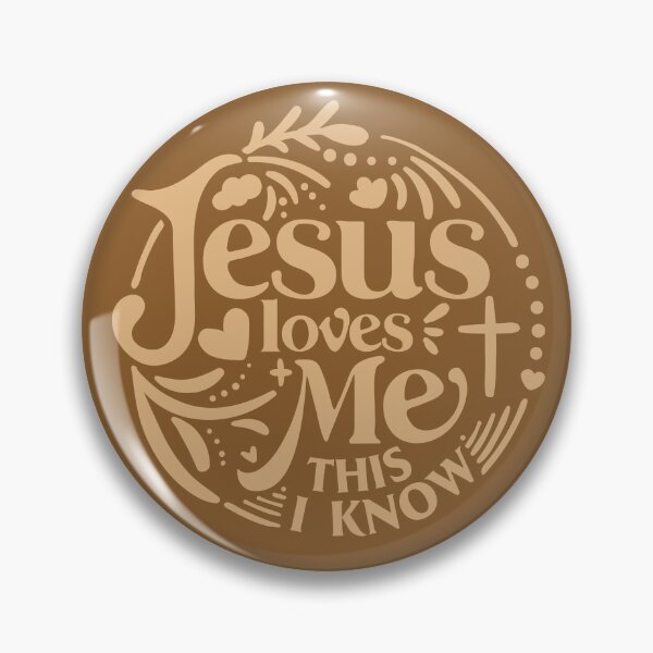 Item preview, Jesus Loves Me This I Know | Christian Jesus Quote designed and sold by Blessed Be Your Name.