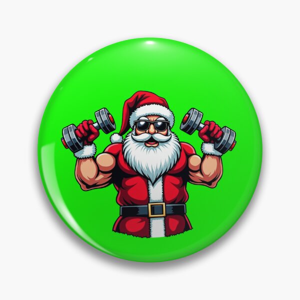 Item preview, Muscular Santa Claus | Fitness Christmas Design designed and sold by styleonestaa.