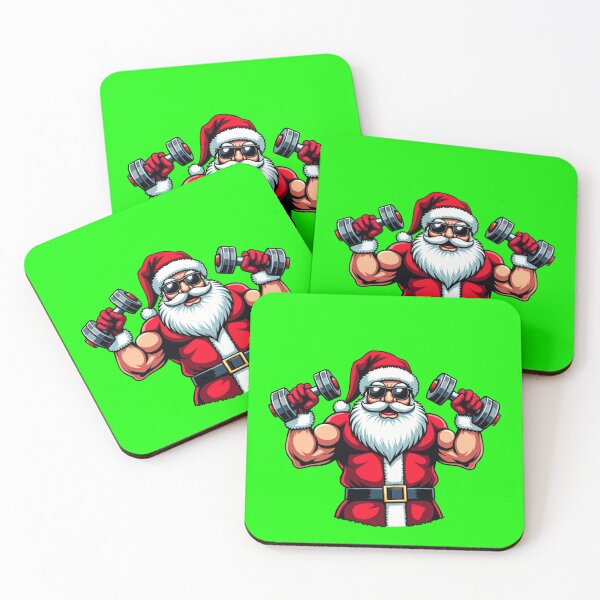 Item preview, Muscular Santa Claus | Fitness Christmas Design designed and sold by styleonestaa.