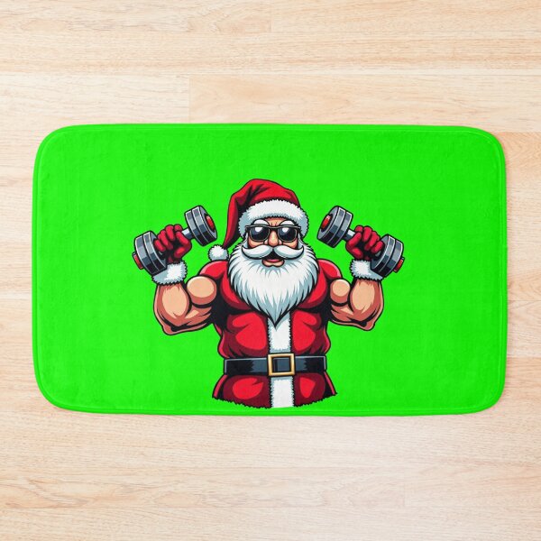 Item preview, Muscular Santa Claus | Fitness Christmas Design designed and sold by styleonestaa.