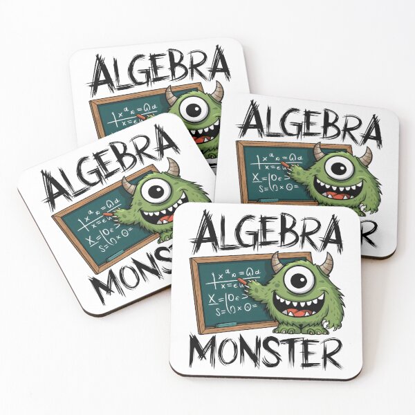 Item preview, Funny Algebra Monster – Math Humor Design for Students designed and sold by Prime-Studio.