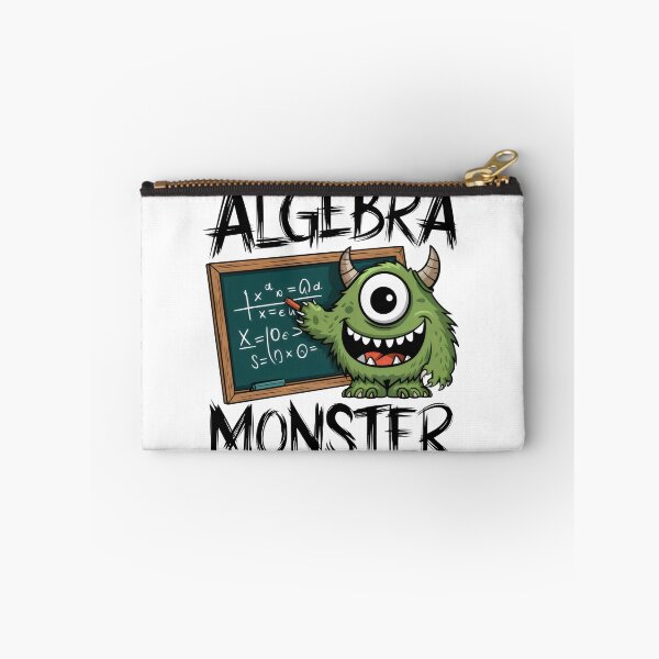Item preview, Funny Algebra Monster – Math Humor Design for Students designed and sold by Prime-Studio.