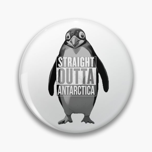 Item preview, Straight Outta Antarctica Penguin designed and sold by pUNKnown.