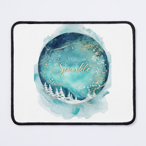 Item preview, You Sparkle Aqua designed and sold by DragonPurple.