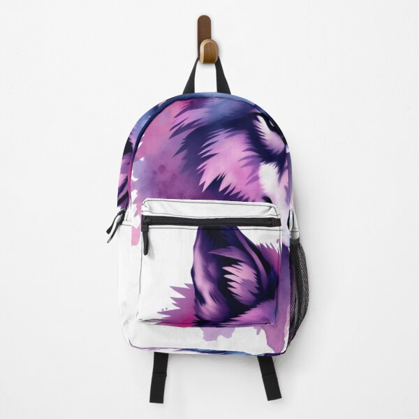 Item preview, Purple Watercolor Wolf designed and sold by RebelPaintBrush.