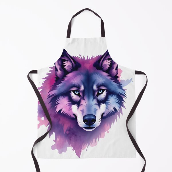 Item preview, Purple Watercolor Wolf designed and sold by RebelPaintBrush.