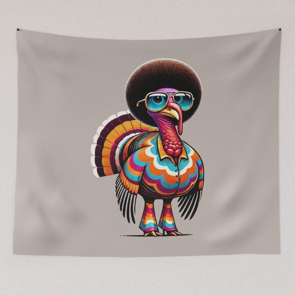 Item preview,  Retro Jive Turkey Afro Disco Vibes designed and sold by Victor Shadehorn.