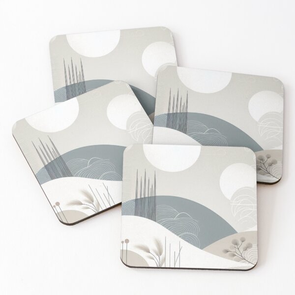 Item preview, Minimalist Nordic Nature: Scandinavian Wall Art Prints designed and sold by mi33x.