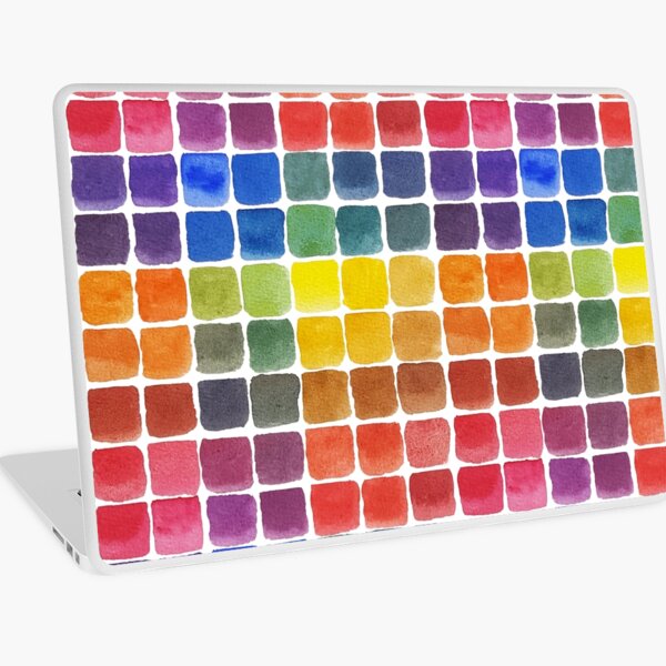 Mix it Up! - Watercolor Mixing Chart Laptop Skin