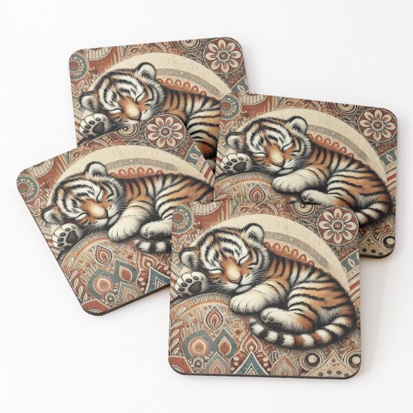 Item preview, Vintage Baby Tiger Art designed and sold by ALW951.