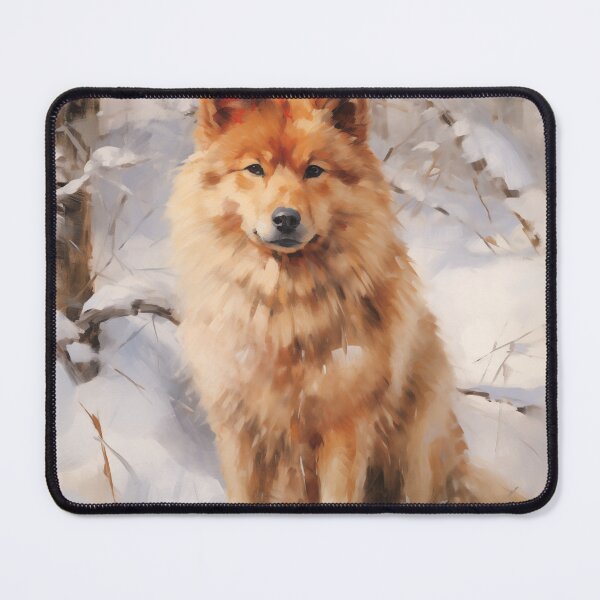 Item preview, Finnish Spitz in the Snow designed and sold by Samuelsboro.