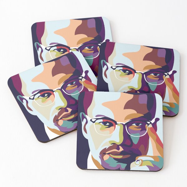 Item preview, Malcolm X in pop art style designed and sold by GravicPopart21.