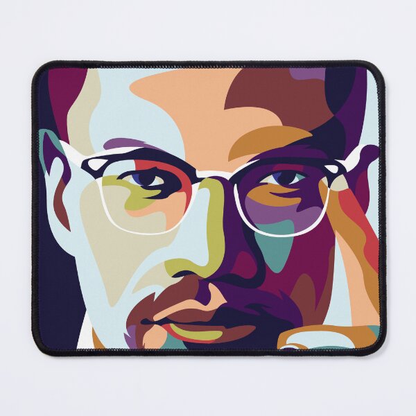 Item preview, Malcolm X in pop art style designed and sold by GravicPopart21.