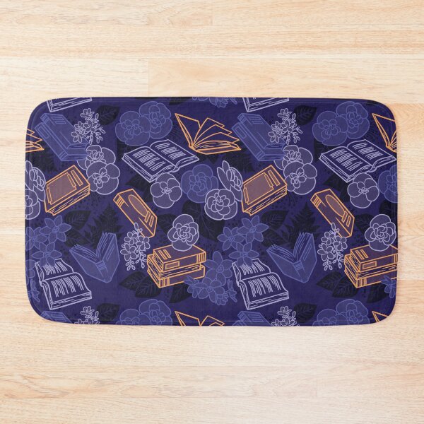 Item preview, Floral Bookish Vibrant Pattern v3 designed and sold by polliadesign.